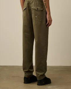 Trousers<C.P. Company Microreps Loose Pants Grape Leaf – Green