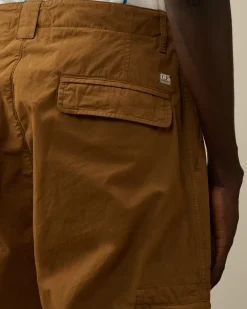 Trousers<C.P. Company Microreps Loose Utility Pants Toffee – Beige