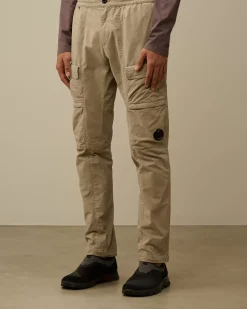 Trousers<C.P. Company Microreps Regular Cargo Pants Vintage Khaki – Beige