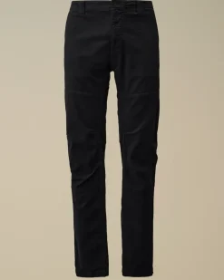 Trousers<C.P. Company Moleskin Stretch Ergonomic Pants Total Eclipse – Blue
