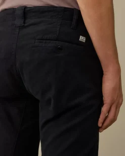 Trousers<C.P. Company Moleskin Stretch Ergonomic Pants Total Eclipse – Blue