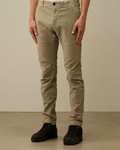 Trousers<C.P. Company Moleskin Stretch Ergonomic Pants Vintage Khaki – Beige