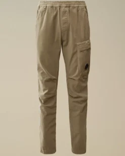 Trousers<C.P. Company Moleskin Stretch Regular Cargo Pants Vintage Khaki – Beige