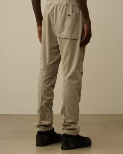 Trousers<C.P. Company Moleskin Stretch Regular Cargo Pants Vintage Khaki – Beige