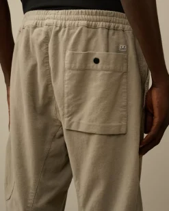 Trousers<C.P. Company Moleskin Stretch Regular Cargo Pants Vintage Khaki – Beige