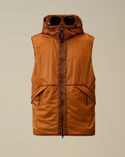 Jacket & Coats<C.P. Company Nada Shell Goggle Vest Bombay Brown