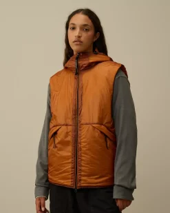 Jacket & Coats<C.P. Company Nada Shell Goggle Vest Bombay Brown