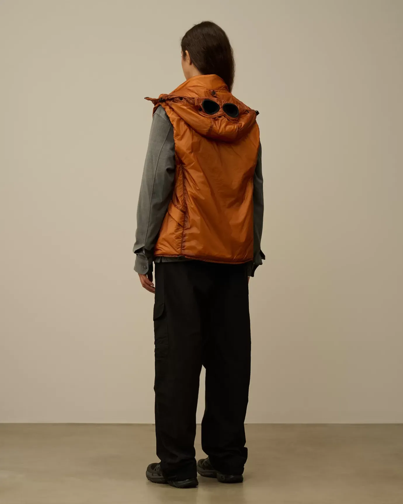 Jacket & Coats<C.P. Company Nada Shell Goggle Vest Bombay Brown