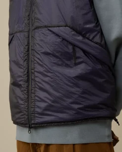 Jacket & Coats<C.P. Company Nada Shell Goggle Vest Estate Blue
