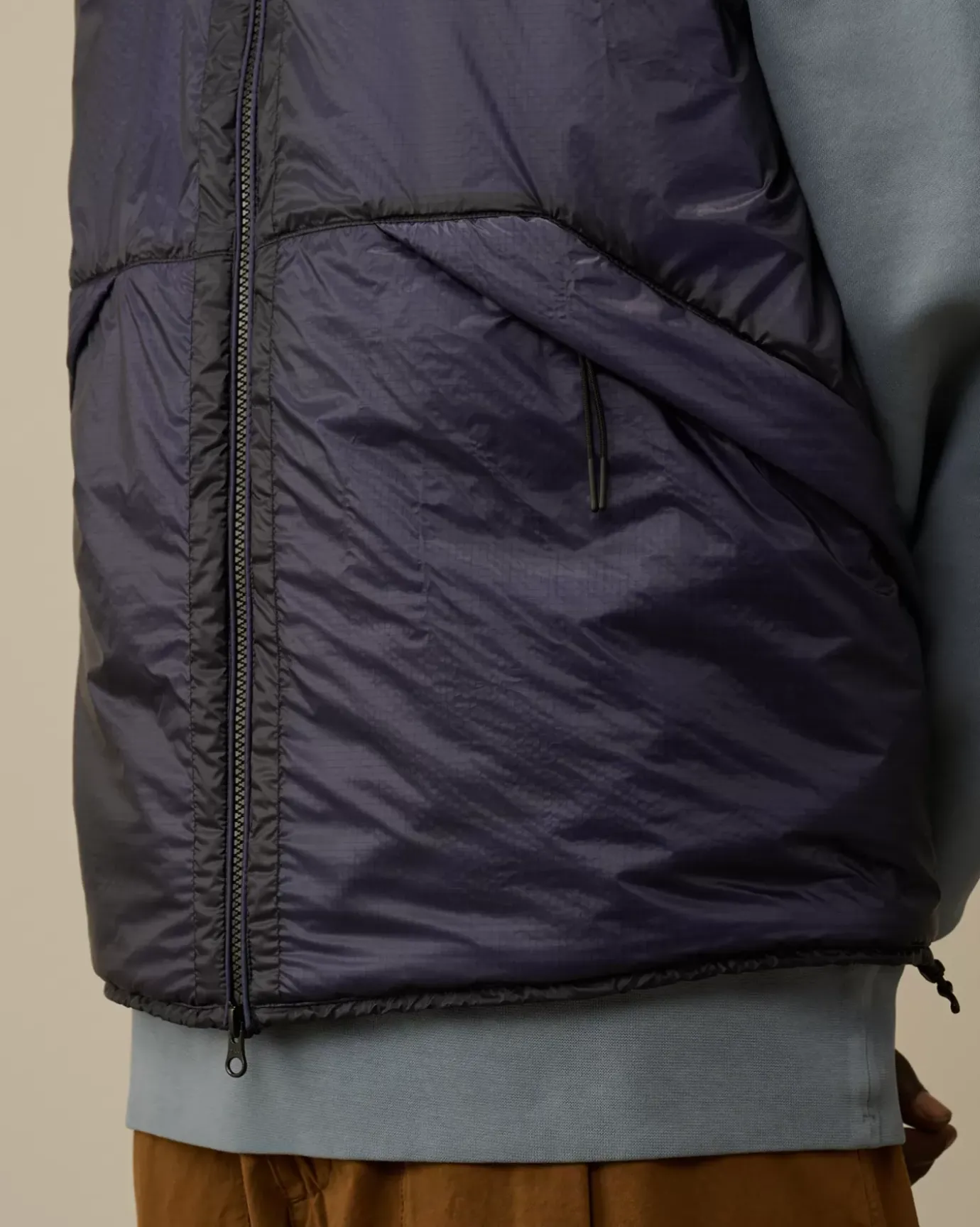 Jacket & Coats<C.P. Company Nada Shell Goggle Vest Estate Blue