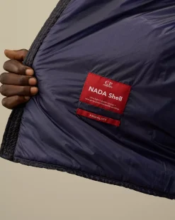 Jacket & Coats<C.P. Company Nada Shell Goggle Vest Estate Blue