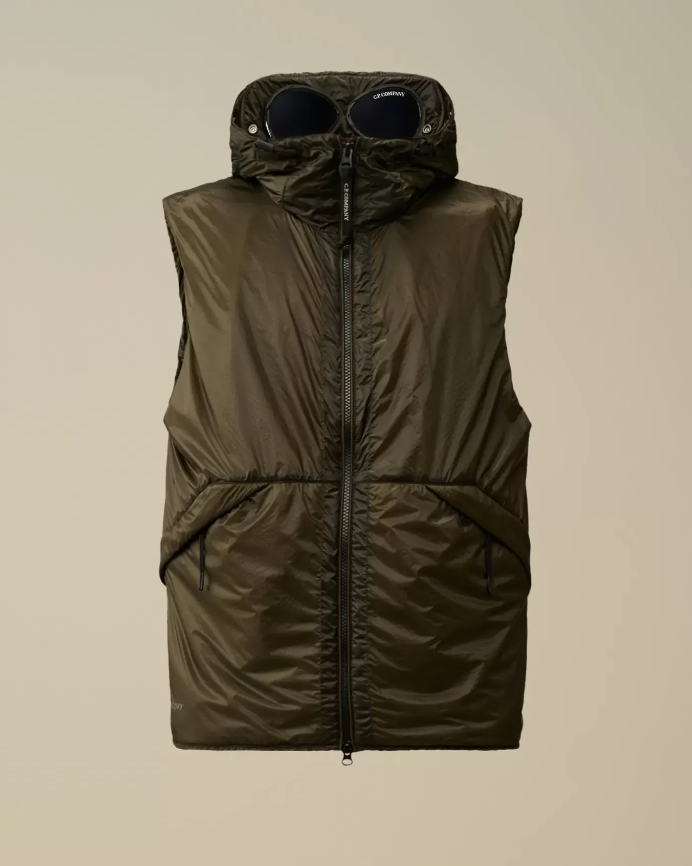 Jacket & Coats<C.P. Company Nada Shell Goggle Vest Grape Leaf – Green