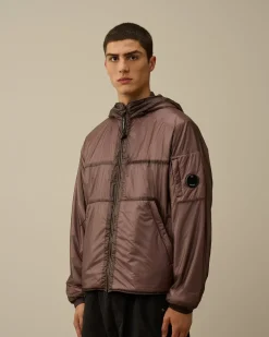 Jacket & Coats<C.P. Company Nada Shell Hooded Jacket Purple Dove