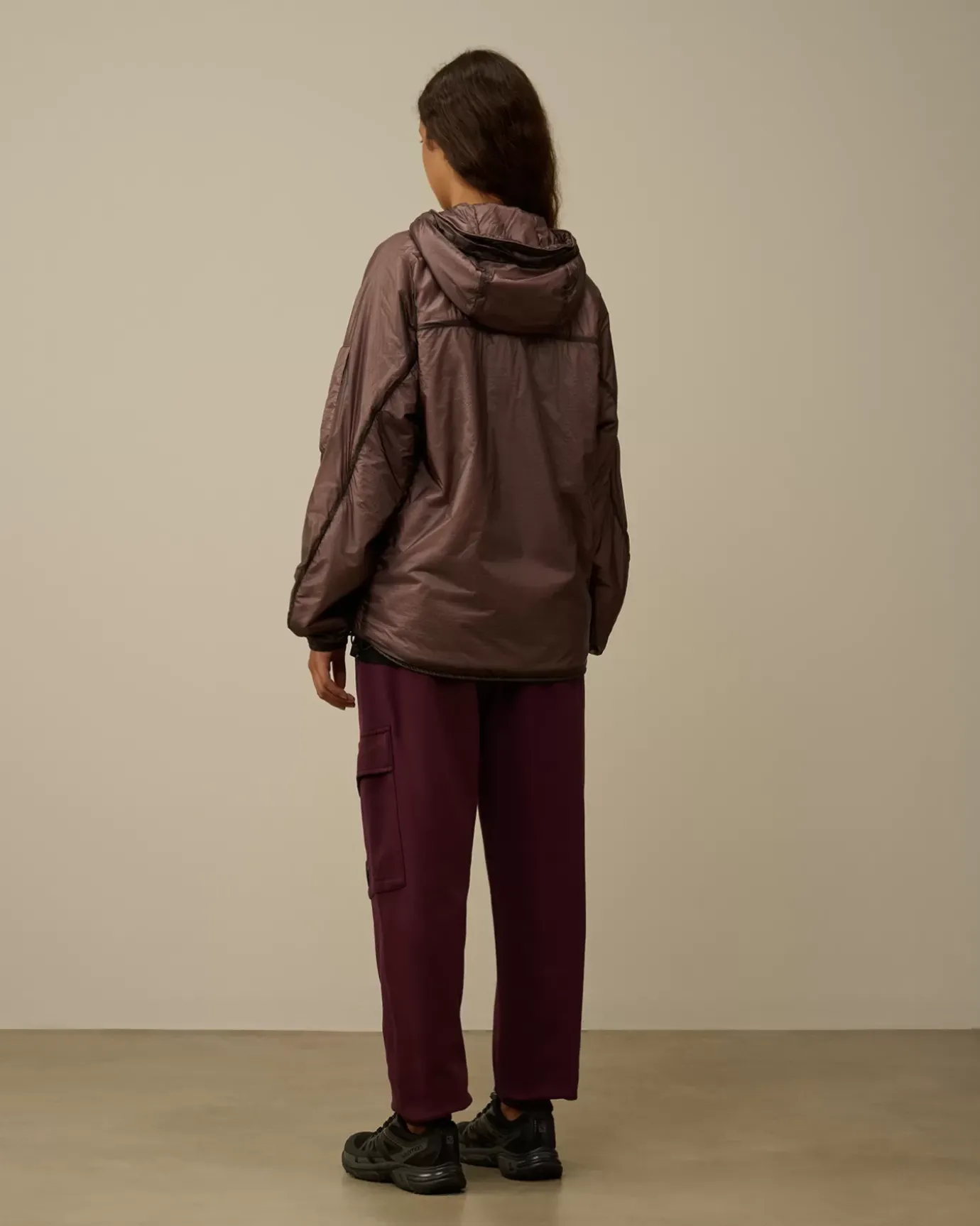 Jacket & Coats<C.P. Company Nada Shell Hooded Jacket Purple Dove