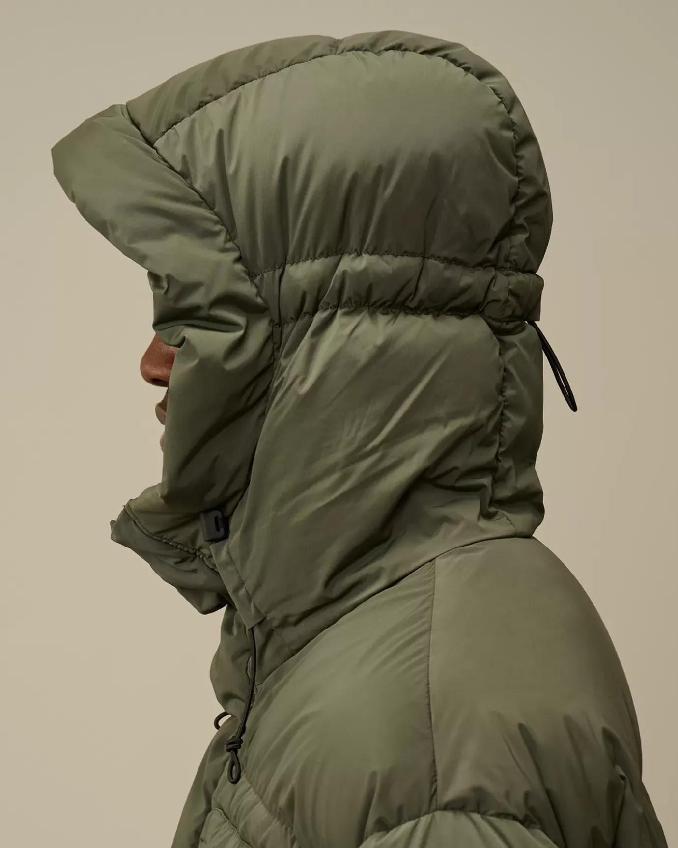 Jacket & Coats<C.P. Company Nycra-R Hooded Long Down Jacket Grape Leaf – Green