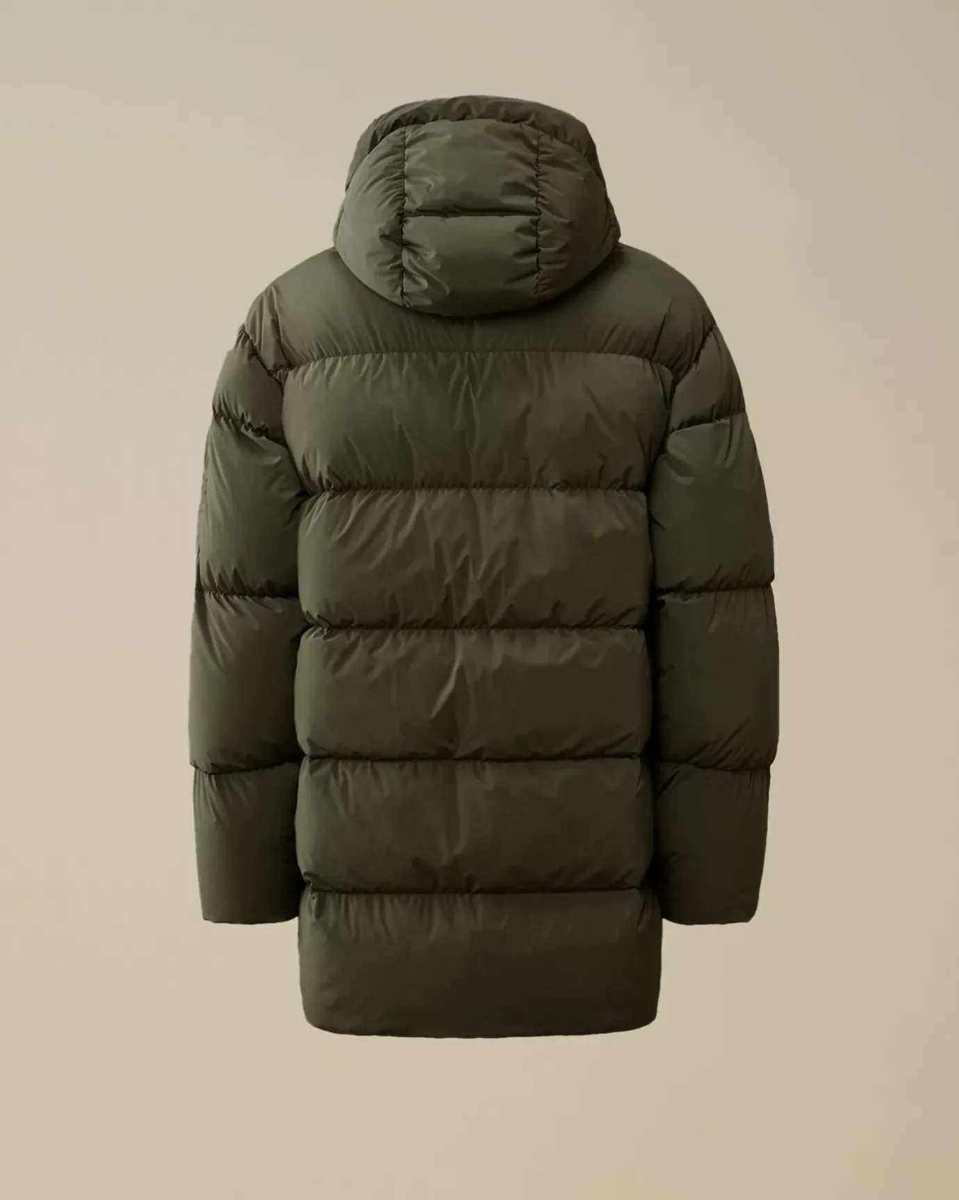 Jacket & Coats<C.P. Company Nycra-R Hooded Long Down Jacket Grape Leaf – Green