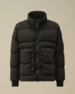 Jacket & Coats<C.P. Company Nycra-R Short Down Jacket Black