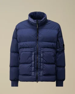 Jacket & Coats<C.P. Company Nycra-R Short Down Jacket Estate Blue