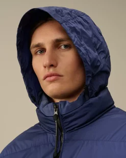 Jacket & Coats<C.P. Company Nycra-R Short Down Jacket Estate Blue