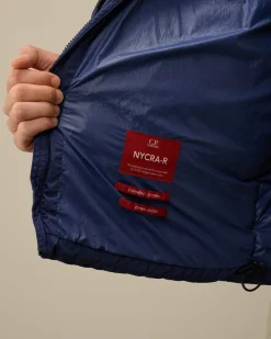 Jacket & Coats<C.P. Company Nycra-R Short Down Jacket Estate Blue