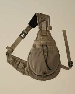 Backpacks & Waistbag<C.P. Company Nylon B Crossbody Mesh Rucksack Walnut – Beige