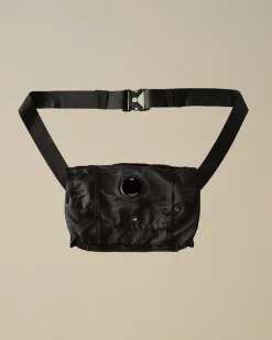 Backpacks & Waistbag<C.P. Company Nylon B Lens Waistband Pack Black