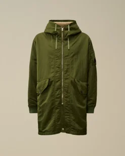 Jacket & Coats<C.P. Company Nylon B Lined Hooded Parka Cypress – Green