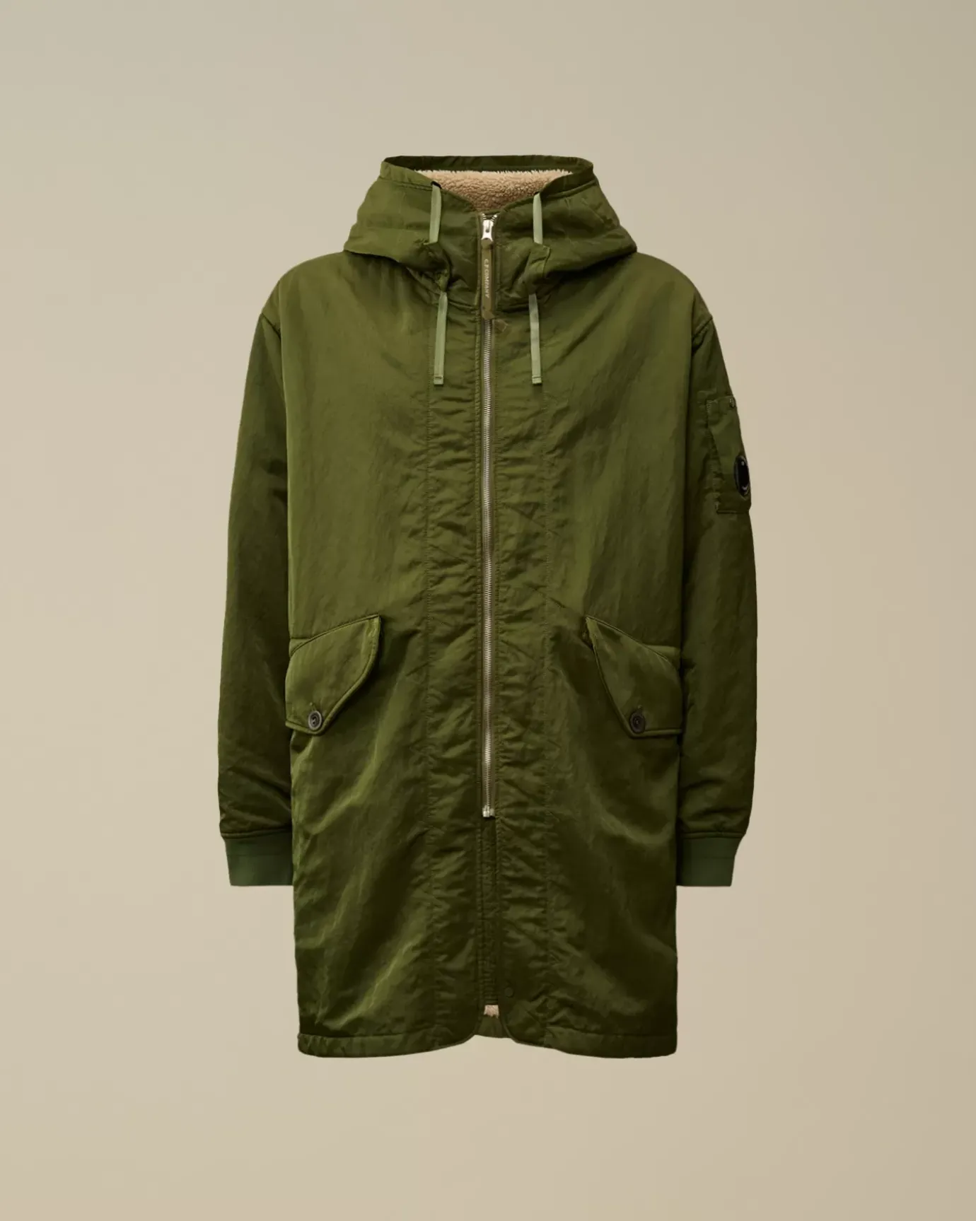 Jacket & Coats<C.P. Company Nylon B Lined Hooded Parka Cypress – Green