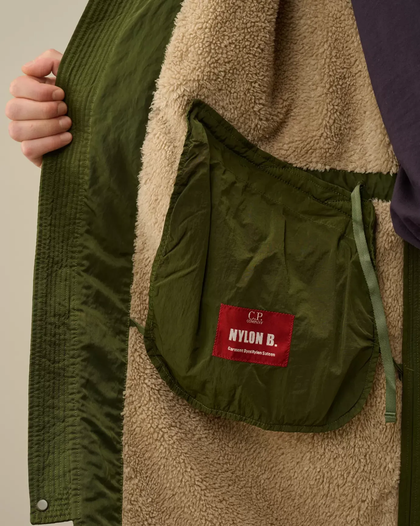 Jacket & Coats<C.P. Company Nylon B Lined Hooded Parka Cypress – Green