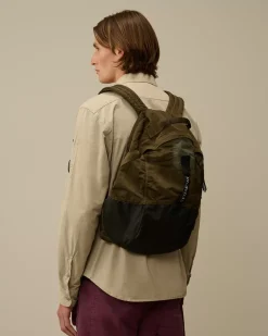 Backpacks & Waistbag<C.P. Company Nylon B Rounded Backpack Ivy Green