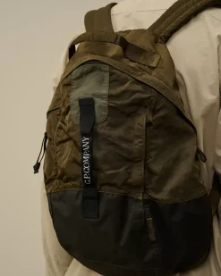 Backpacks & Waistbag<C.P. Company Nylon B Rounded Backpack Ivy Green