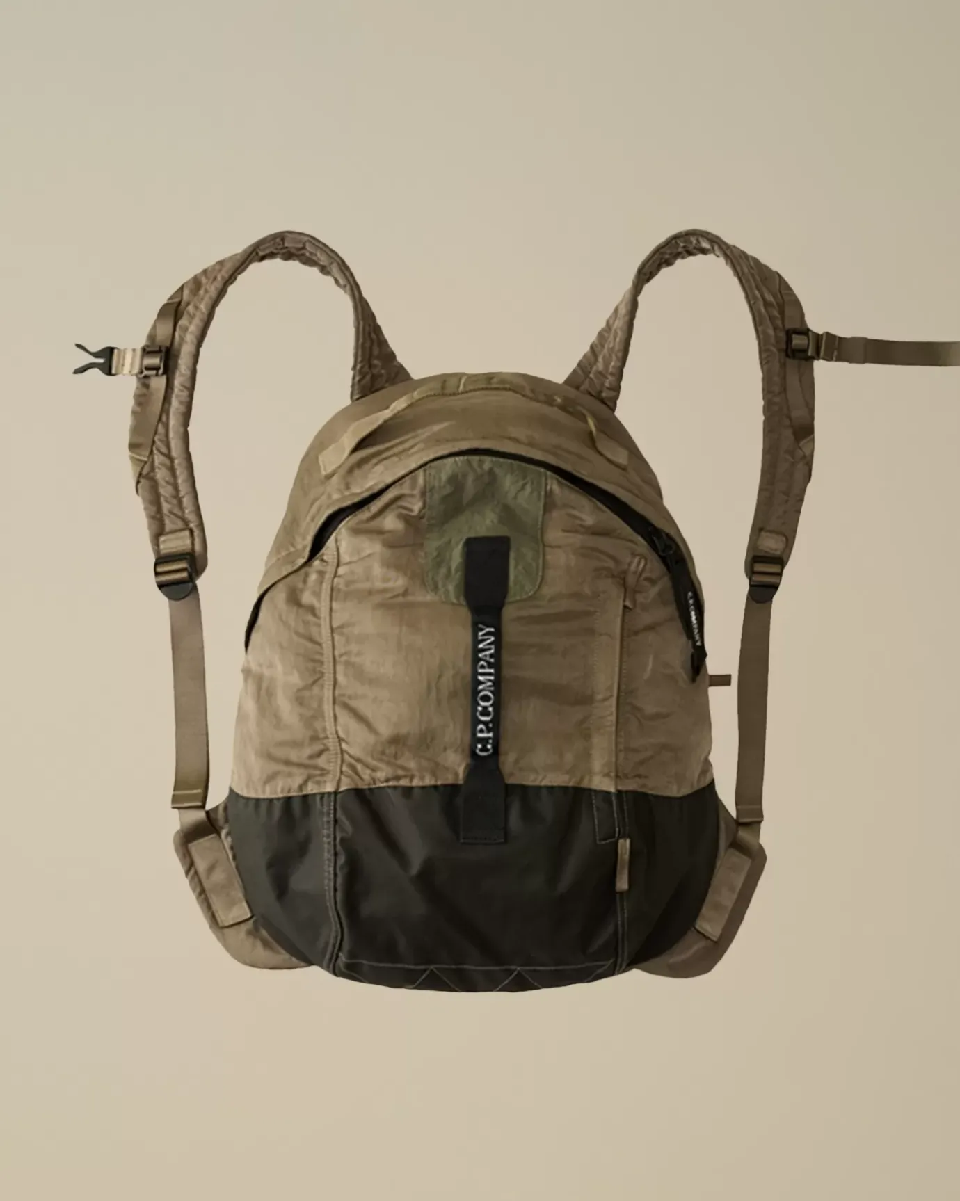 Backpacks & Waistbag<C.P. Company Nylon B Rounded Backpack Walnut – Beige