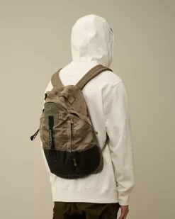 Backpacks & Waistbag<C.P. Company Nylon B Rounded Backpack Walnut – Beige