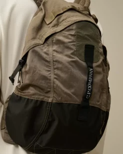 Backpacks & Waistbag<C.P. Company Nylon B Rounded Backpack Walnut – Beige