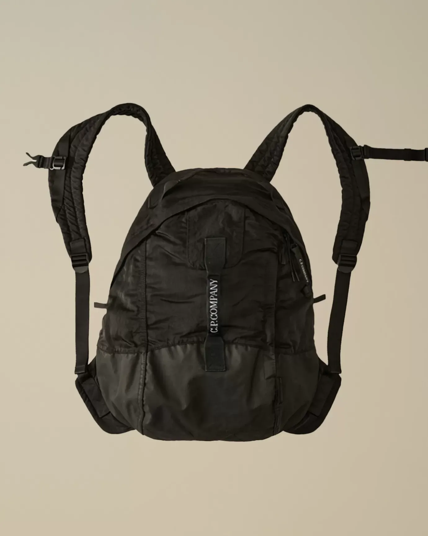 Backpacks & Waistbag<C.P. Company Nylon B Rounded Backpack Black