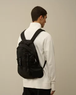 Backpacks & Waistbag<C.P. Company Nylon B Rounded Backpack Black