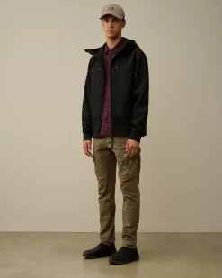 Shirt<C.P. Company Organic Gabardine Buttoned Lens Shirt Potent Purple