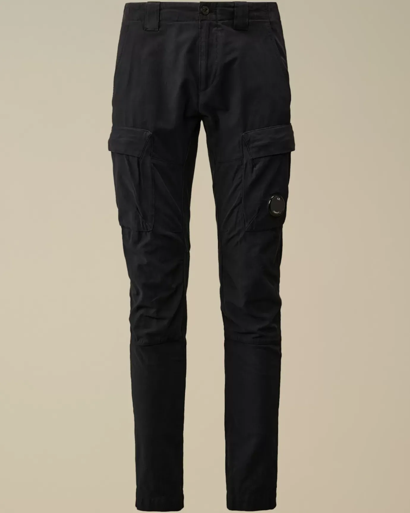 Trousers<C.P. Company Ottoman Stretch Emerized Ergonomic Cargo Pants Total Eclipse – Blue