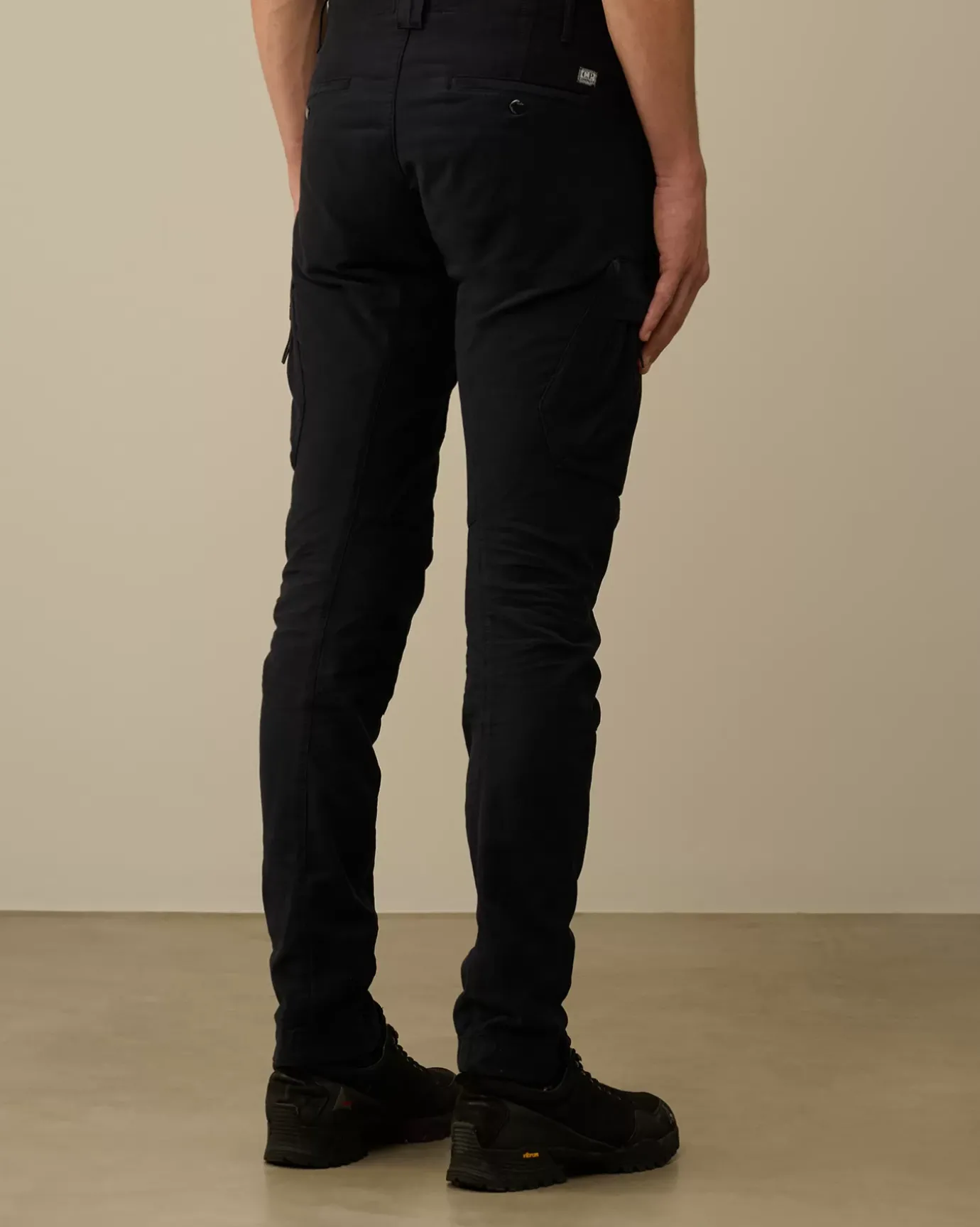 Trousers<C.P. Company Ottoman Stretch Emerized Ergonomic Cargo Pants Total Eclipse – Blue