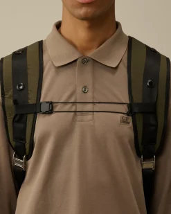 Backpacks & Waistbag<C.P. Company Plain Paper Touch Backpack Ivy Green