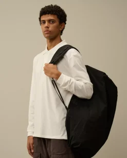 Backpacks & Waistbag<C.P. Company Plain Paper Touch Backpack Black