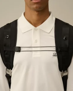 Backpacks & Waistbag<C.P. Company Plain Paper Touch Backpack Black