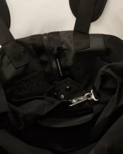 Backpacks & Waistbag<C.P. Company Plain Paper Touch Backpack Black