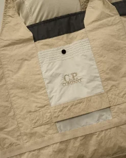 Backpacks & Waistbag<C.P. Company Plain Paper Touch Carry Handle Bag Vintage Khaki – Beige