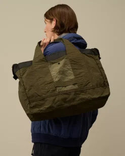 Backpacks & Waistbag<C.P. Company Plain Paper Touch Duffel Bag Ivy Green