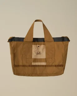 Backpacks & Waistbag<C.P. Company Plain Paper Touch Duffel Bag Toffee – Beige