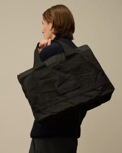 Backpacks & Waistbag<C.P. Company Plain Paper Touch Duffel Bag Black
