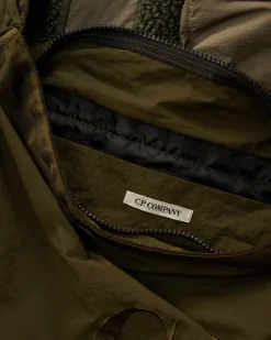 Backpacks & Waistbag<C.P. Company Plain Paper Touch Logo Handbag Ivy Green
