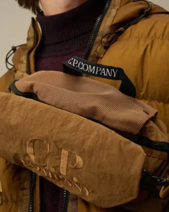 Backpacks & Waistbag<C.P. Company Plain Paper Touch Logo Waistbag Toffee – Beige