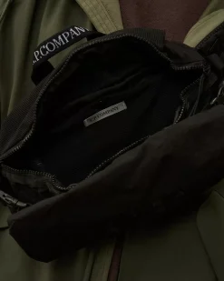 Backpacks & Waistbag<C.P. Company Plain Paper Touch Logo Waistbag Black